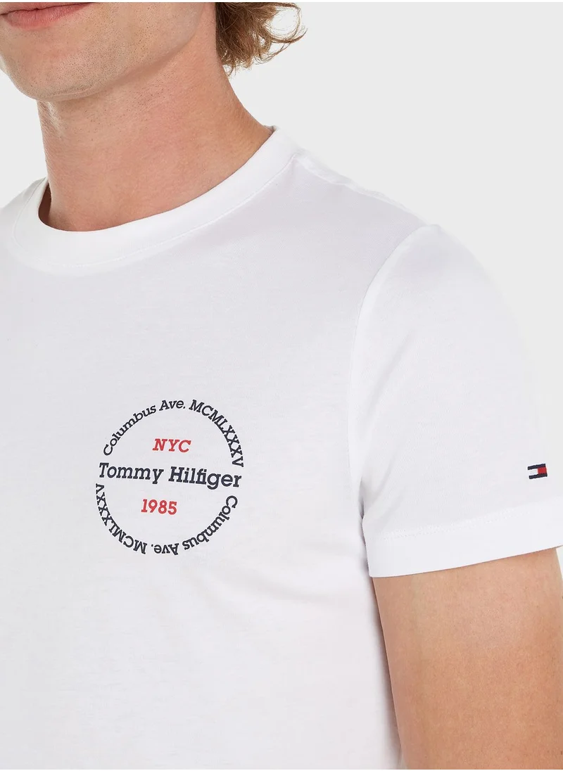 TOMMY HILFIGER Logo Crew Neck T-Shirt