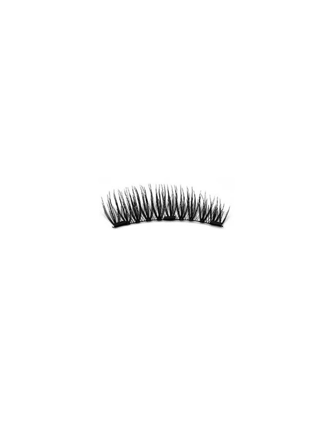 The magnetic eyelashes of the 2 cassette applicator look natural, and the false eyelashes do not need glue - reusable, light weight, comfortable magnetic eyelash set, without eyeliner pen, easy to apply, and can be used immediately - Image 3
