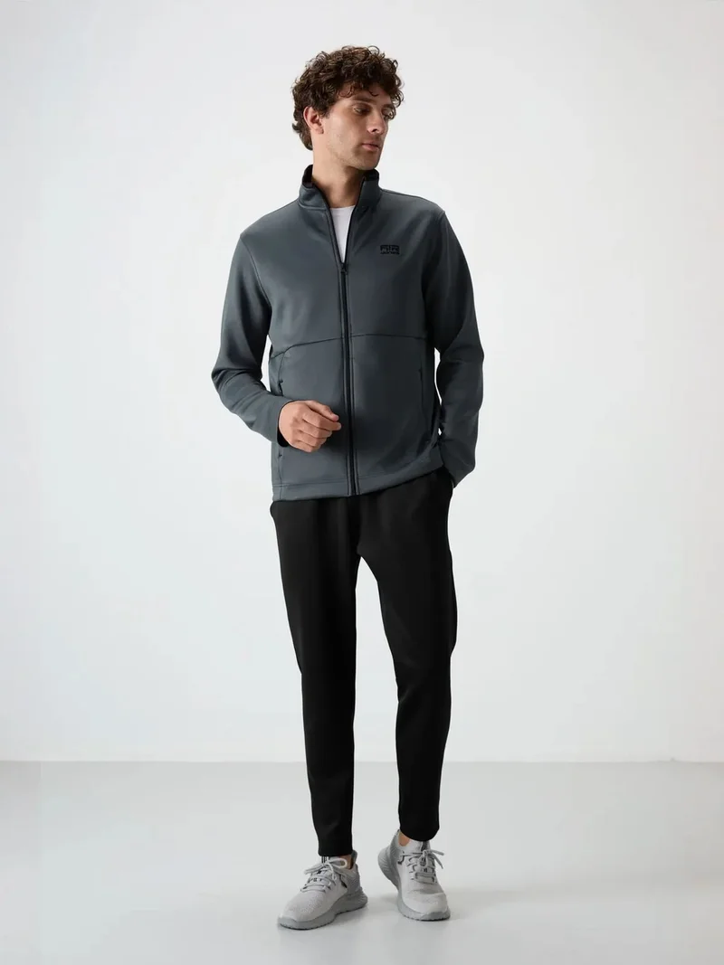تومي لايف TOMMY Men's Polyester Scuba Active Set With Zip Collar