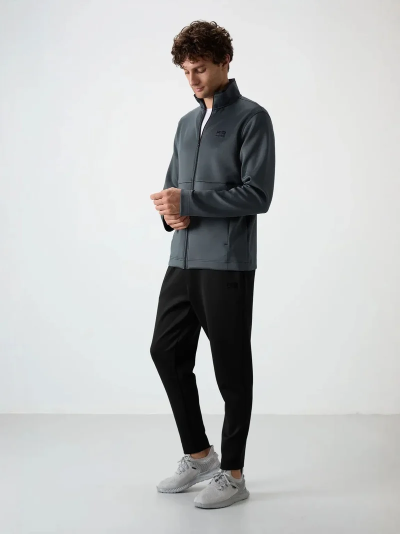 تومي لايف TOMMY Men's Polyester Scuba Active Set With Zip Collar