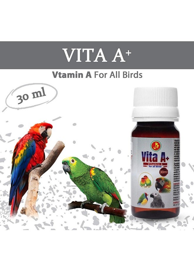 بت (Pci) مجموعة Vita A+ (30 مل) وKalm Care (100 مل) || توفر الفيتامينات والمعادن الأساسية لصحة الطيور  - Image 4