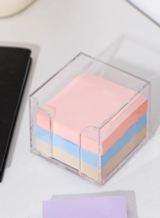 Aewill Acrylic Sticky Note Holder Self Stick Note Pad Holder for Classroom Office Desk Organizer - Image 1