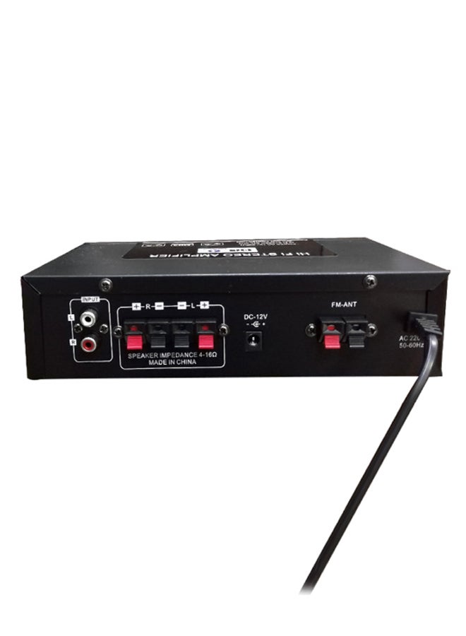 Mini Bluetooth Stereo Amplificador With Remote Control V59 Black - Image 3