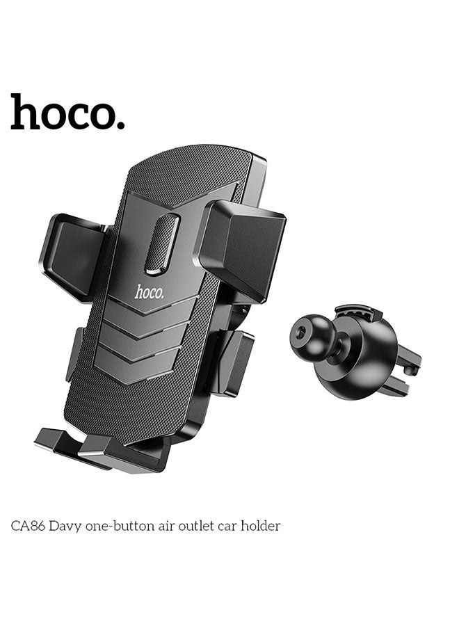 hoco. Car holder CA86 Davy for air outlet(Black) - Image 4