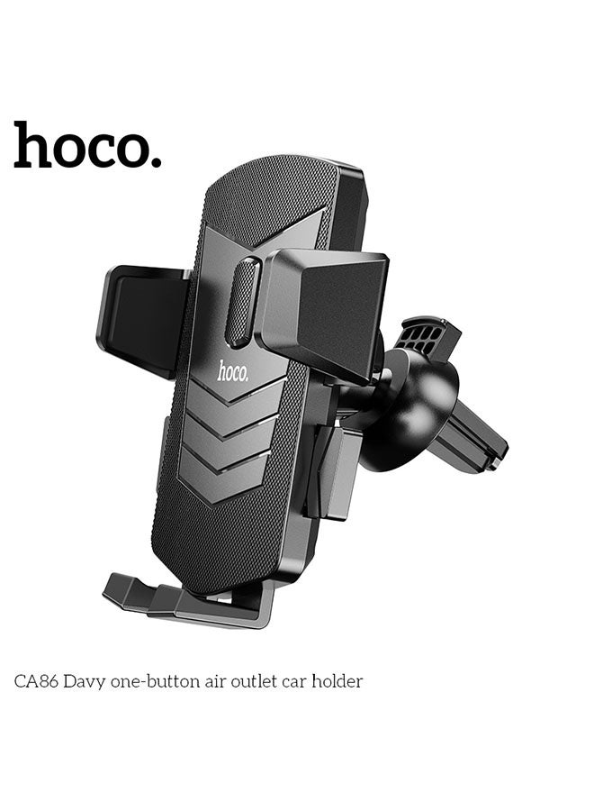 hoco. Car holder CA86 Davy for air outlet(Black) - Image 2