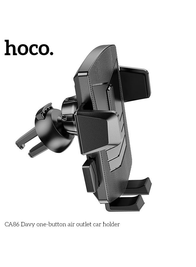 hoco. Car holder CA86 Davy for air outlet(Black) - Image 5