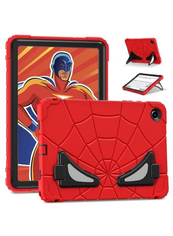 حافظة حماية تابلت Spider-Man A9 Plus بحجم 10.5 بوصة SM-X216B مع حامل ومواد سيليكون مضادة للصدمات هي ملحق متعدد الاستخدامات ودائم مصمم لتعزيز تجربتك.