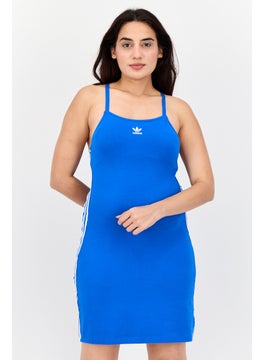 adidas Originals Women Sportswear Fit Sleeveless Outdoor Mini Dress, Blue  - Image 1