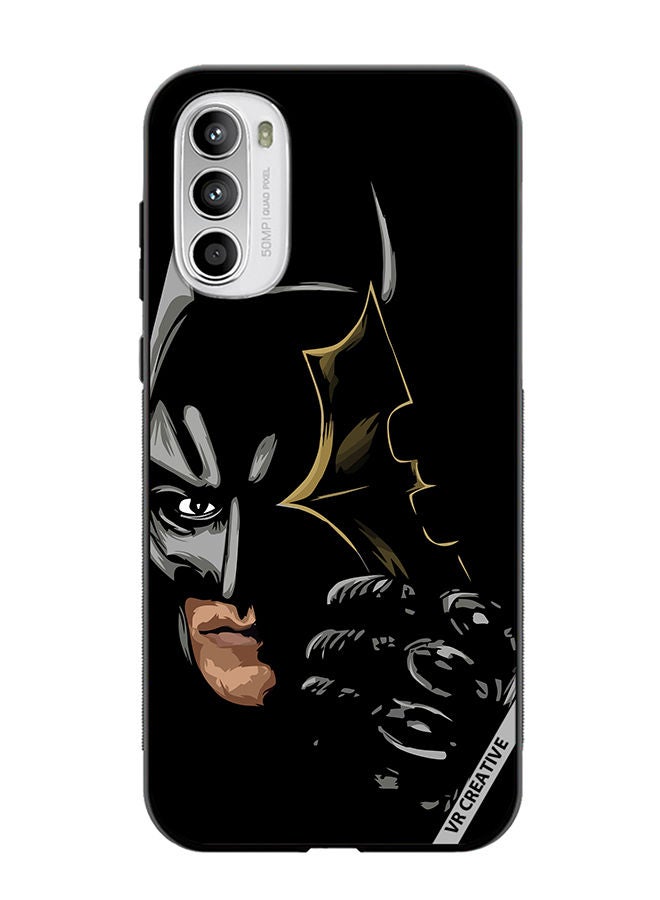 VR CREATIVE Protective Case Cover For Motorola Moto G82 Batman Black Design Multicolour - Image 1