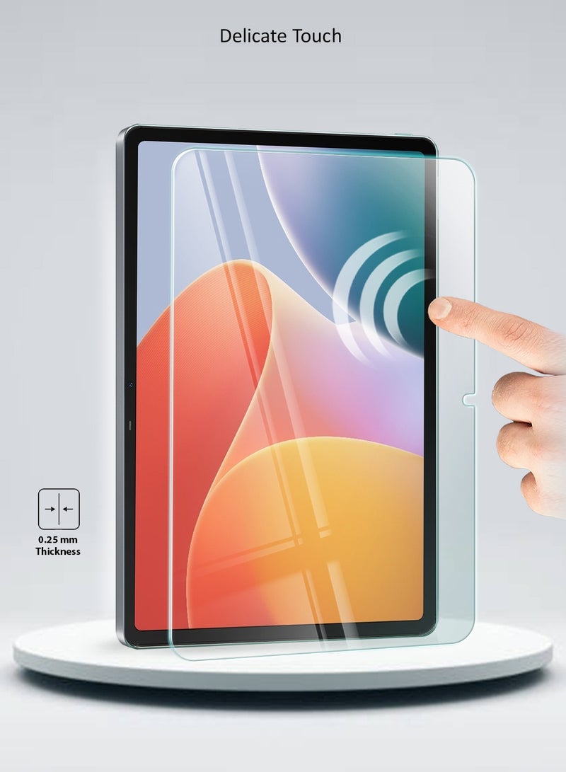 دبليو تيك حامي شاشة زجاجي مقوى كامل الوضوح بحواف منحنية لسلسلة Honor Pad X8a 2024 المميزة / Infinix Xpad 4G 2024 (11 بوصة) - Image 3