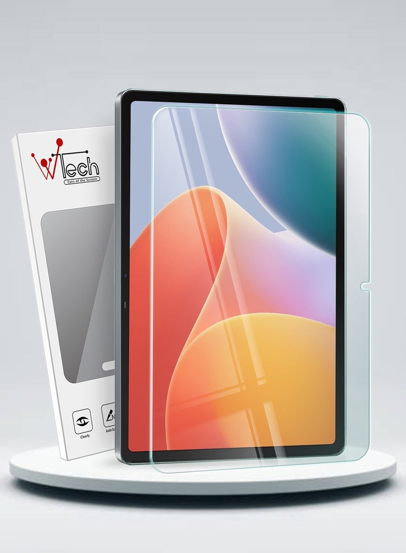 دبليو تيك حامي شاشة زجاجي مقوى كامل الوضوح بحواف منحنية لسلسلة Honor Pad X8a 2024 المميزة / Infinix Xpad 4G 2024 (11 بوصة) - Image 1