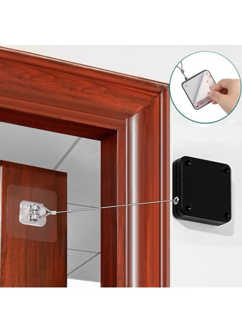 Instant Automatic Door Closer – Self-Retracting, Easy Install for Home & Office Doors