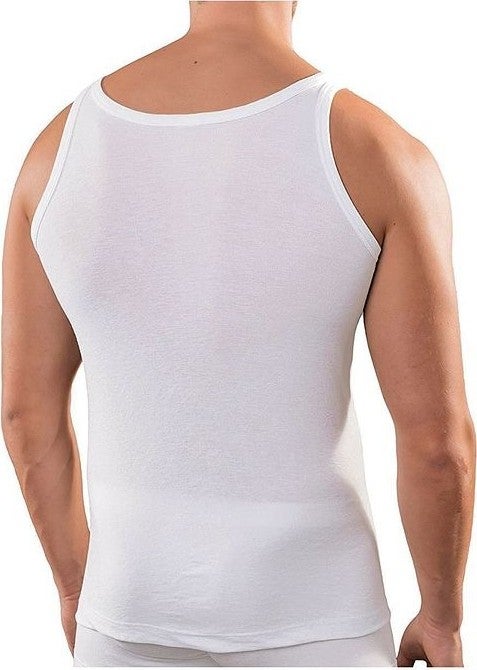 Anthony Jackson Box of 5 Premium Ribana Men's Undershirt Caesar Extra Long - Combed Fine Twill Cotton  - Image 2