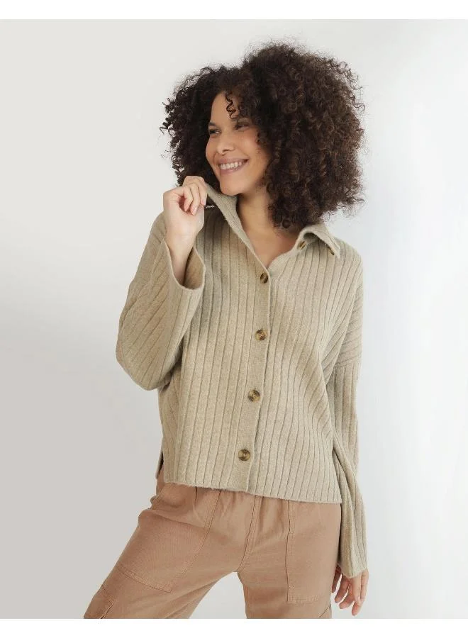 Aerie Aerie Unreal Ribbed Cardigan