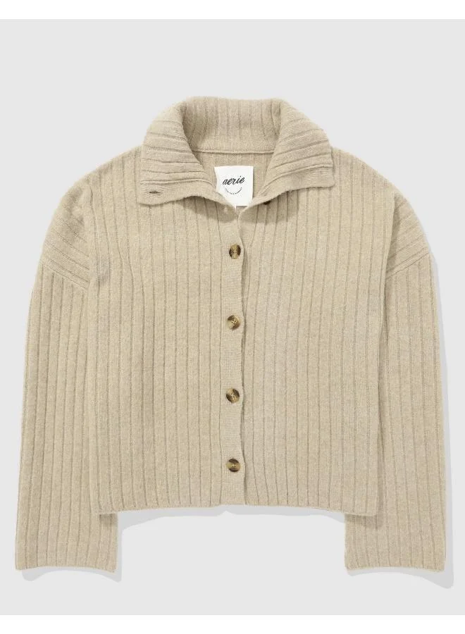 Aerie Aerie Unreal Ribbed Cardigan