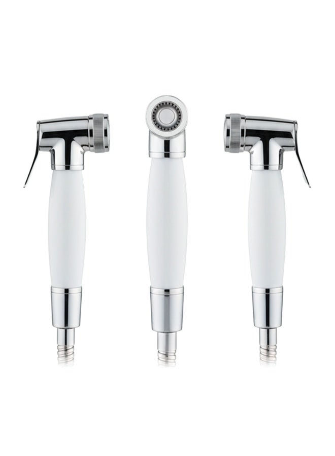 Bold Lure Brass Bidet Shattaf Handheld Sprayer for Toilet, Adjustable Water Flow with Hot and Cold Control, Leak-Proof Brass Core, Premium Chrome Finish, Flexible Stainless Steel Hose, Easy DIY Install, Water Saving Bathroom Accessory for UAE Homes - Image 4