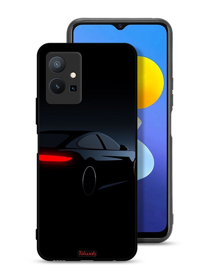 Tolwak Vivo T1 5G Protective Case Cover Dark Car - Image 1