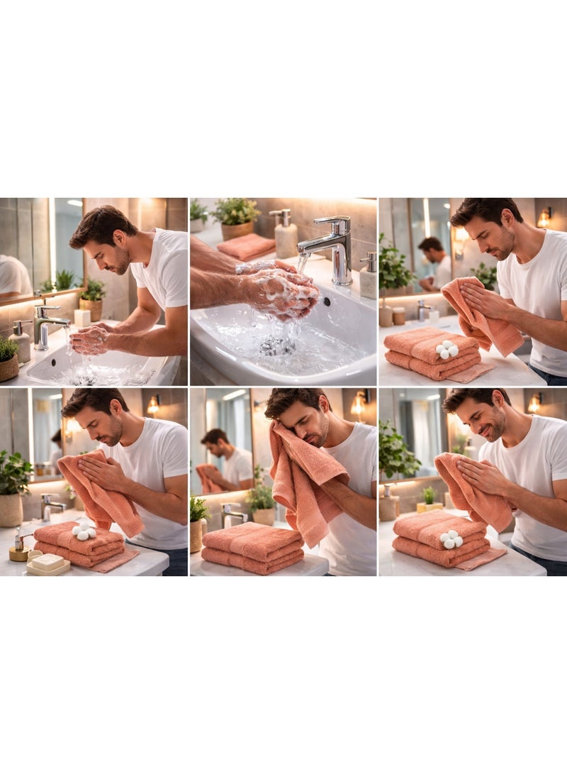 Ebreezz Premium Face Towel Set – 2 Pieces – Soft & Absorbent Cotton (45 × 80 cm) - Image 3