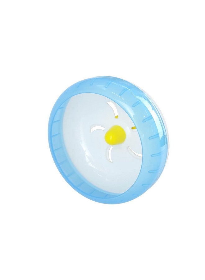 WishLotus Hamster Running Wheel, Silent Jogging Exercise Toy Hamster Cage Accessory for Drawf Hamster Golden Silk Shih Tzu Bear (Blue) - Image 1
