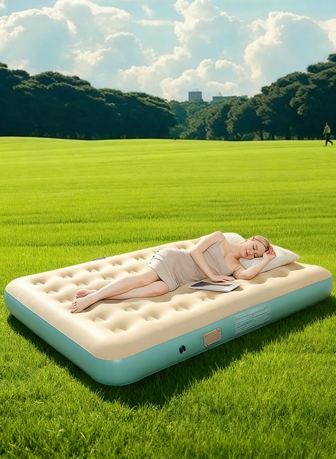 Built-in camping automatic outdoor inflatable bed with inflation pump, mattress and air cushion for home use - Image 4