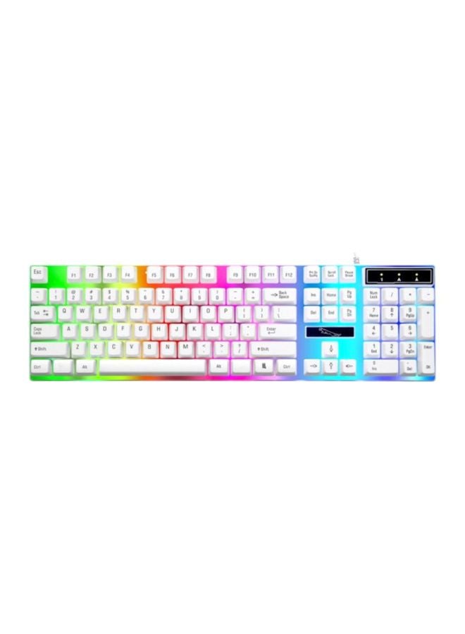BALDR G21 LED Rainbow Backlit USB Wired Gaming Keyboard and Mouse Set - Image 2