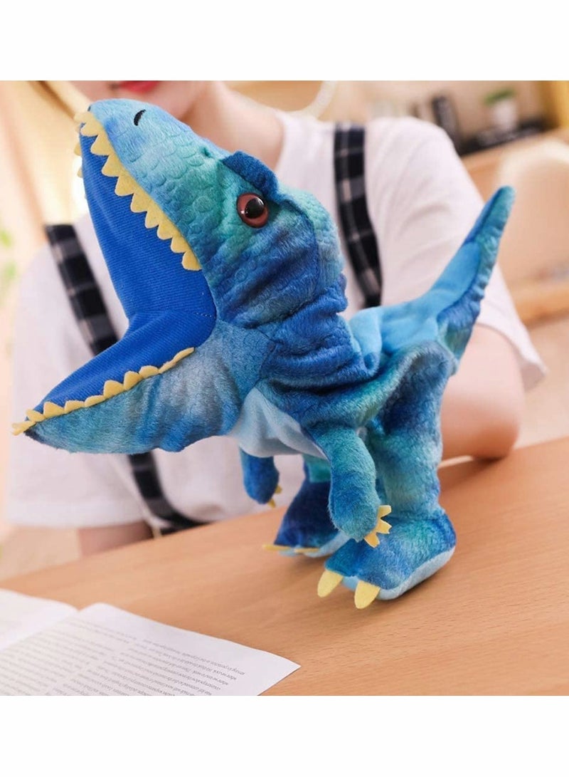 Excefore Dinosaur Hand Puppets, T-rex Dinosaur Stuffed Animal Cute Soft Plush Toy - Image 2