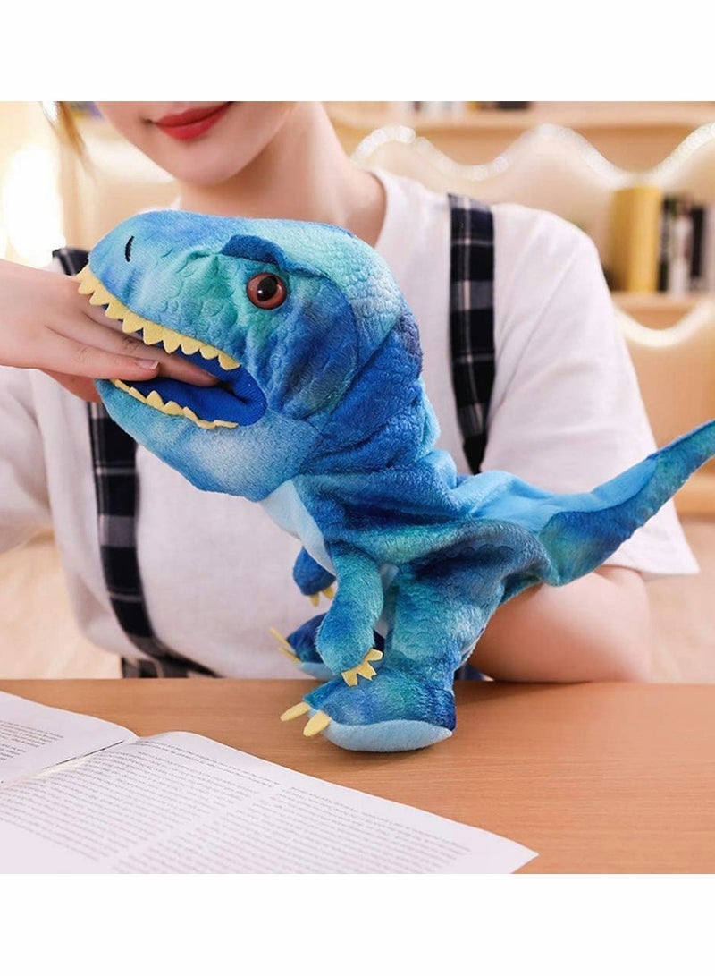 Excefore Dinosaur Hand Puppets, T-rex Dinosaur Stuffed Animal Cute Soft Plush Toy - Image 3