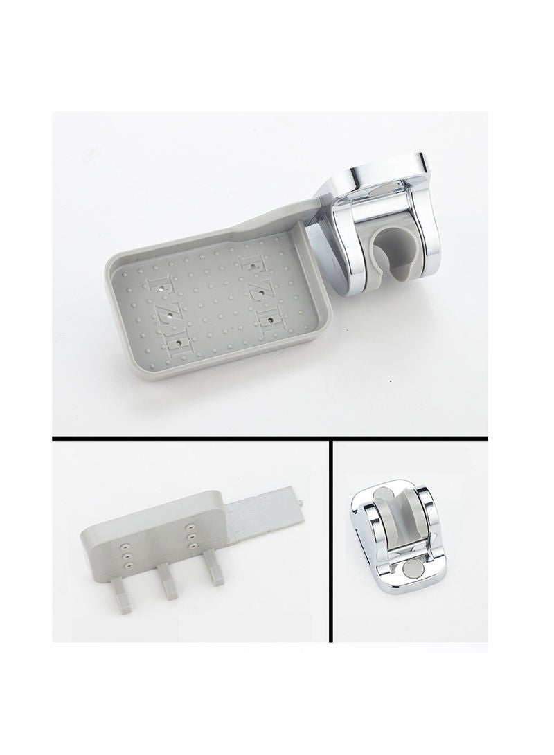 Shower Head Holder Silver 16.5cm - Image 2