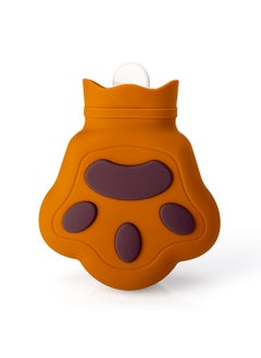 Cute Carrot Mini Pineapple Silicone Microwaveable Hand Warmer Brown bear paw