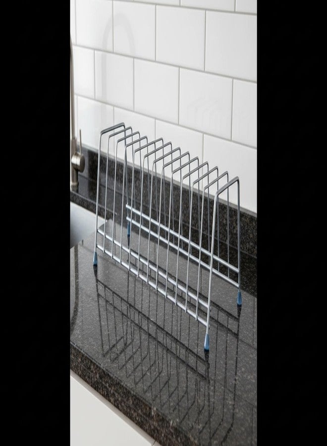 Gcrox Stainless Steel Plate Rack Dish Drying Stand – Heavy Duty Kitchen Organizer for Plates, Dishes & Lids (Plate Rack -12) - Image 5