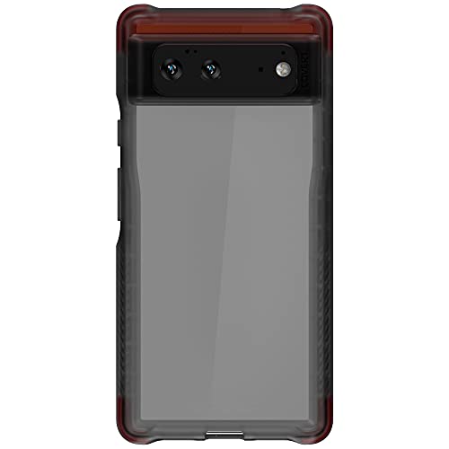 Ghostek Covert Google Pixel 6 Case Slim Clear with Ultra Thin Design and Non-Slip Grip Bumper Supports Wireless Charging Protective Phone Cover Designed for 2021 Google Pixel6 5G (6.4) (Stormy Smoke) - Image 1