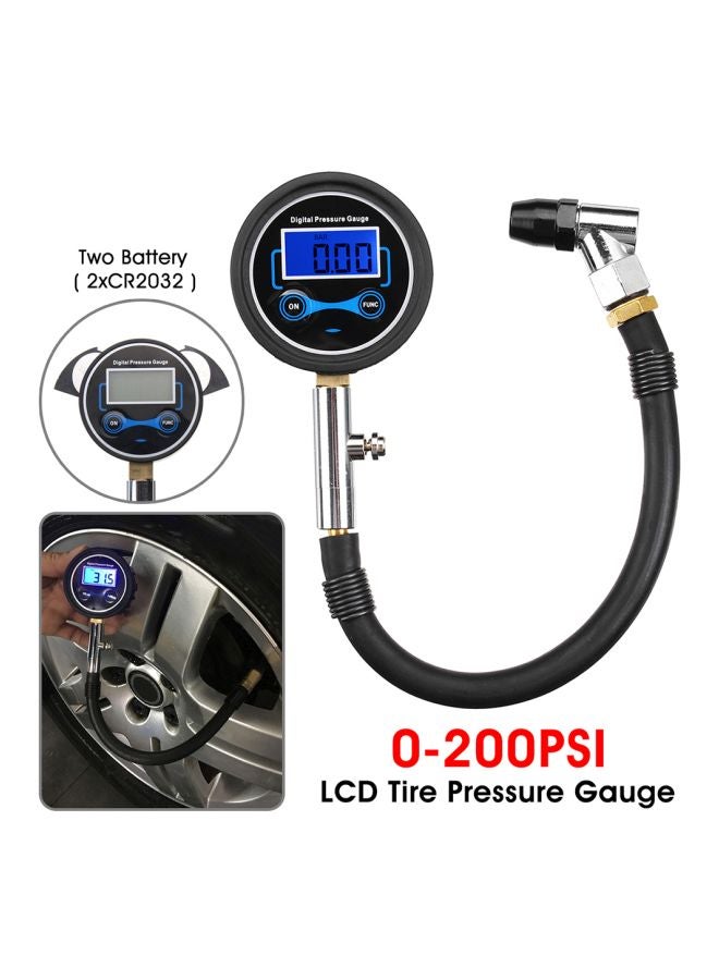 Loquat Digital Tire Air Pump Pressure Gauge Tester - Image 3