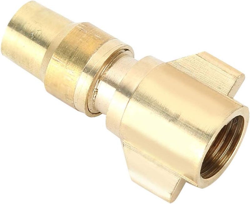 LiebeWH Copper Water Nozzles, 2Pcs Agricultural Nozzle Spray Nozzle G 1/4 Agricultural Misting Cooling Water Spraying Electric Sprayer Accessories - Image 2