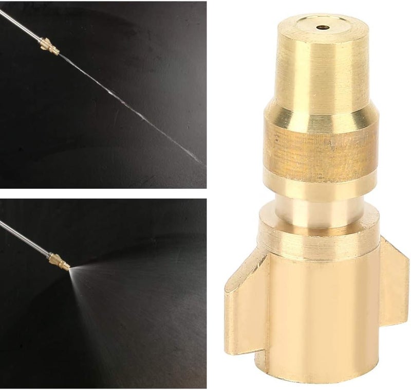 LiebeWH Copper Water Nozzles, 2Pcs Agricultural Nozzle Spray Nozzle G 1/4 Agricultural Misting Cooling Water Spraying Electric Sprayer Accessories - Image 4