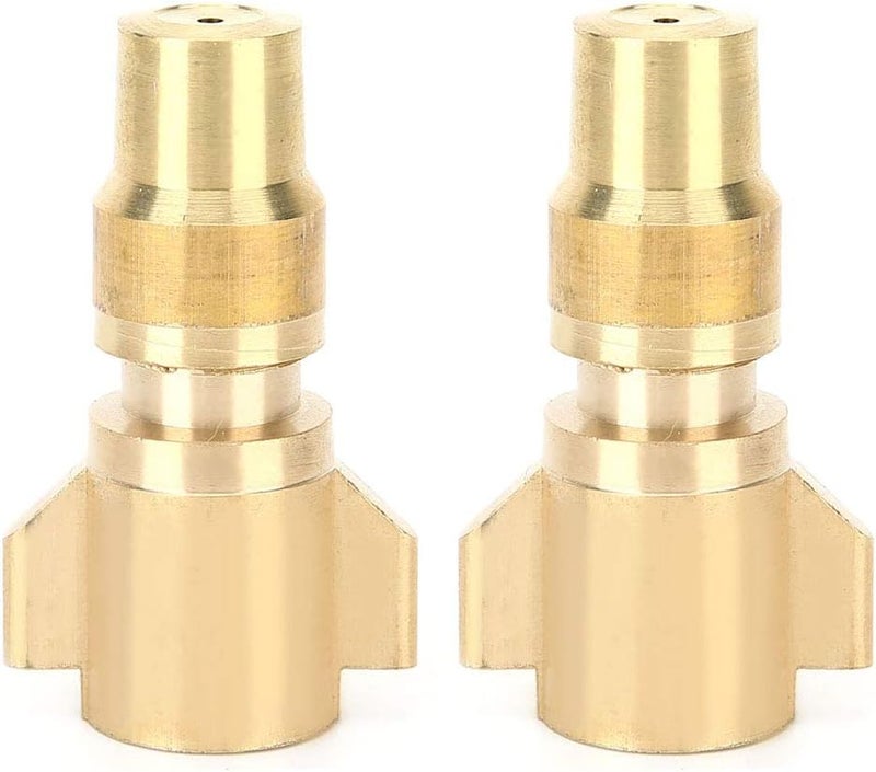 LiebeWH Copper Water Nozzles, 2Pcs Agricultural Nozzle Spray Nozzle G 1/4 Agricultural Misting Cooling Water Spraying Electric Sprayer Accessories - Image 5