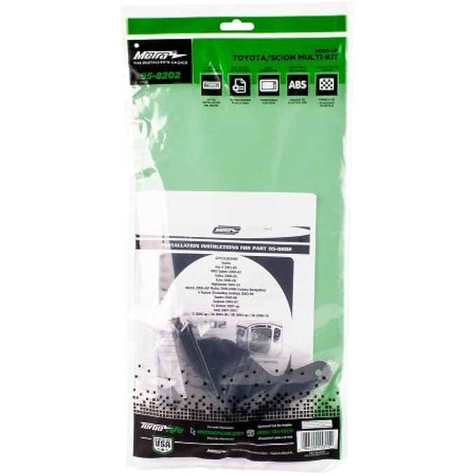 ميترا 958202 Toyota Ddin Multi Dash Kit Black Single - Image 3