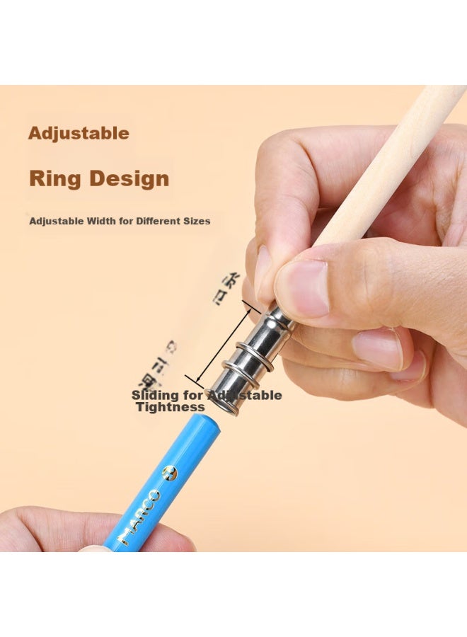 Marco Pencil Extenders 3-pack, Lengthening Rods, Extension Pencil Holder Set, Sketching, Marker Drawing - Image 5
