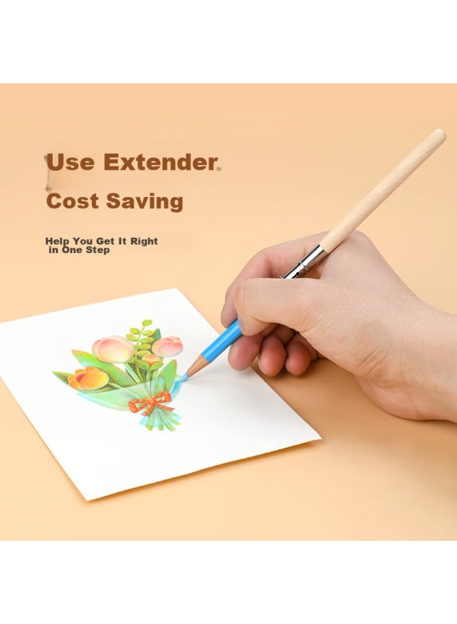 Marco Pencil Extenders 3-pack, Lengthening Rods, Extension Pencil Holder Set, Sketching, Marker Drawing - Image 2