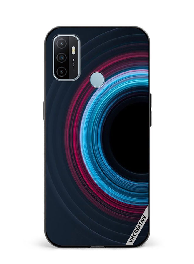VR CREATIVE Protective Case Cover For Oppo A53 Abstract Design Multicolour - Image 1