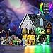 LocoLee Light Kit Compatible with Lego Hocus Pocus The Sanderson Sisters Cottage House Decor 21341 Remote Control Lighting Set Accessories Compatible with Lego Ideas 21341 Lights Only No Models - Image 4