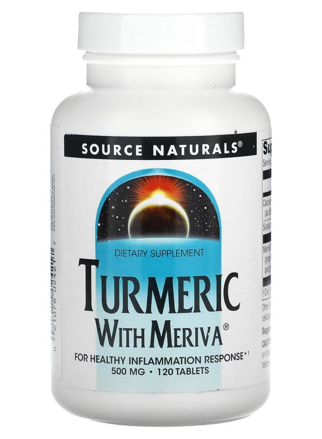 Turmeric With Meriva 500 mg 120 Tablets