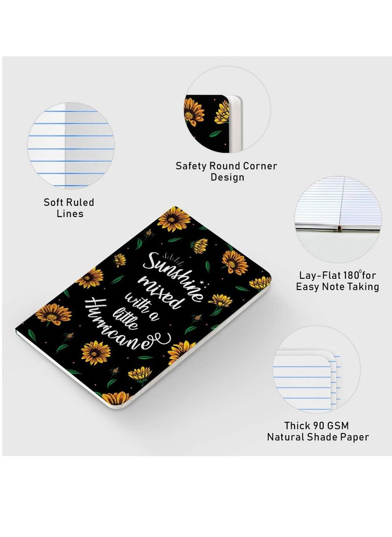 FACTOR NOTES B6 Size Small Journal Ruled Notebook 90gsm Thickness 112 Pages  - Image 3