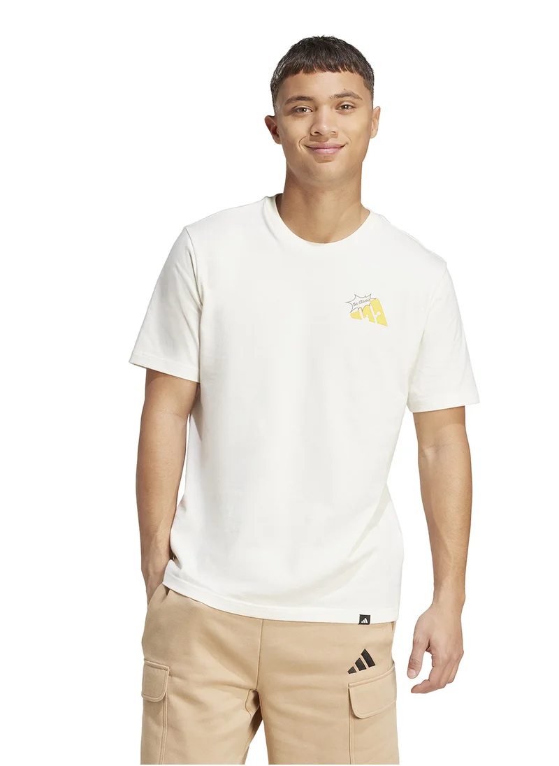Adidas Food Grilled Cheese Graphic T-Shirt