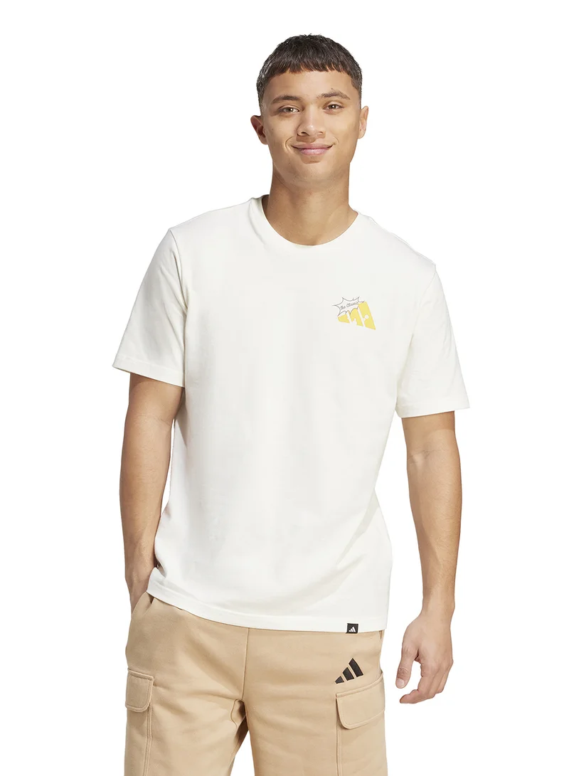 Adidas Food Grilled Cheese Graphic T-Shirt