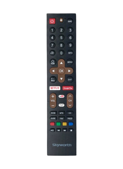 Remote control for Skyworth TV LCD and OLED TVs - G2A, XA8, U2A, U5A Series - HS-7700J Upgraded IR Skyworth Smart TV Remote