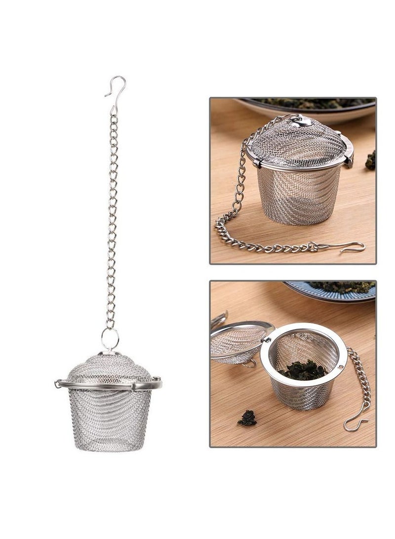 Mesh Tea Ball Infuser Silver 6 cm Set of 3 Pieces