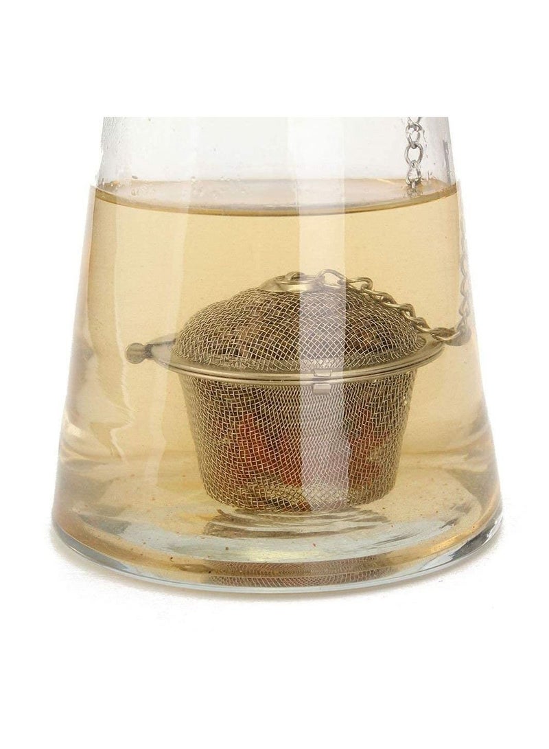 Mesh Tea Ball Infuser Silver 6 cm Set of 3 Pieces