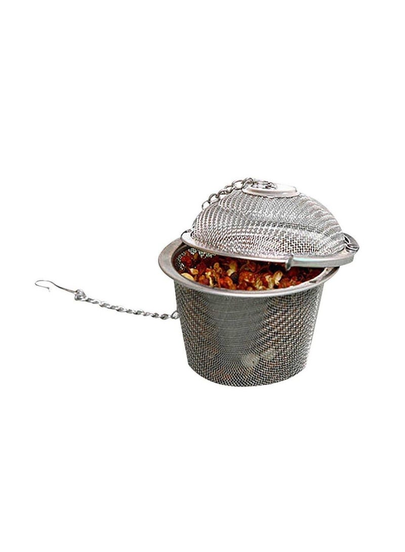 Mesh Tea Ball Infuser Silver 6 cm Set of 3 Pieces
