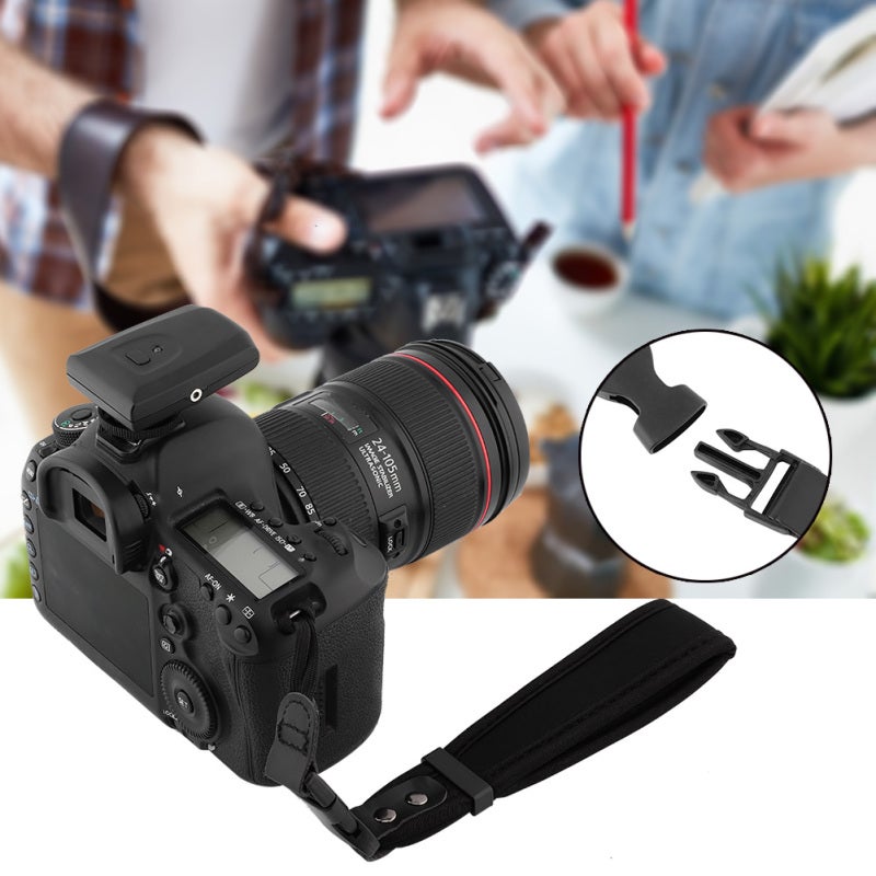 Camera Wrist Strap Soft Sponge Durable DSLR Hand Strap - Camera Protection Strap for DSLR Cameras - Image 2