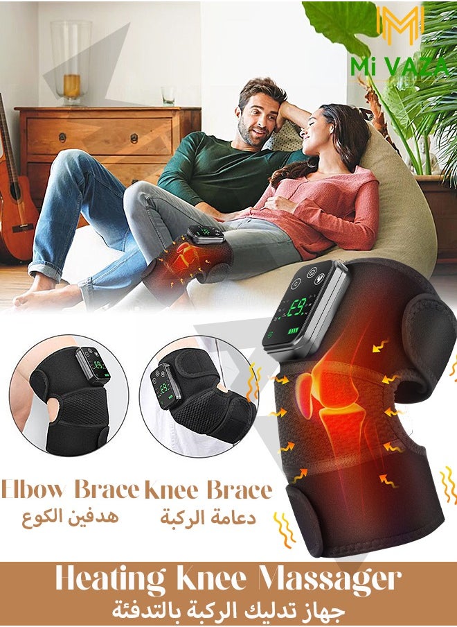 Mi VAZA Mi VAZA Electric Knee Massager USB Heating Vibration Infrared Hot Compress Therapy Elbow Shoulder Knee Massage Pad For Joint Pain Relief 